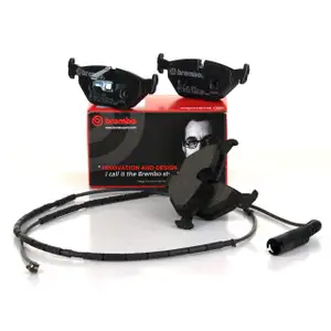 BREMBO P06025 Bremsbel&auml;ge + Wako f&uuml;r BMW 3er E46 316-328i 318d 320d hinten