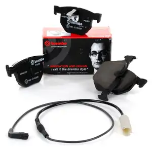 BREMBO P06033 Bremsbel&auml;ge + Wako f&uuml;r BMW 5er E61 Touring 520-530i 520-530d hinten