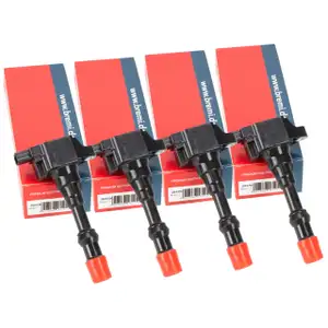 4x BREMI 20370 Z&uuml;ndspule Z&uuml;ndmodul f&uuml;r HONDA Civic 7 8 1.3 1.4 Jazz 2 3 1.2 1.3