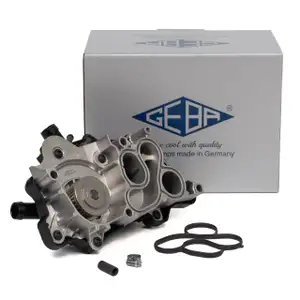 GEBA Wasserpumpe + Thermostat f&uuml;r VW Golf 7 8 Passat Polo Tiguan 1.0-1.4 TSI 04E121600CS