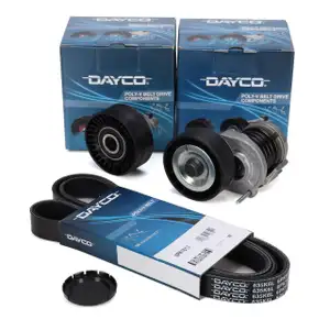 DAYCO Keilrippenriemen + Spanner + Rolle für AUDI A4 B6 B7 A6 C6 Crafter 1.9 TDI 2.0 TDI
