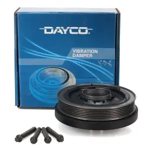 DAYCO Riemenscheibe Kurbelwelle + Schrauben f&uuml;r BMW E81-88 E90-93 E60 E61 X1 E84 X3 N47