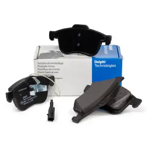 DELPHI LP2168 Bremsbel&auml;ge + Wako f&uuml;r FIAT Doblo 263_ OPEL Combo X12 vorne