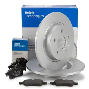 DELPHI Bremsscheiben + Beläge für FORD Focus C-Max/C-Max DM2 Focus 2 hinten