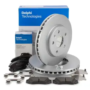 DELPHI Bremsscheiben + Bremsbel&auml;ge f&uuml;r OPEL Insignia A 16 Zoll POC J60 vorne