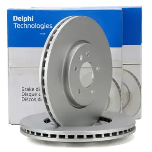 DELPHI BG9238C Bremsscheiben Satz f&uuml;r OPEL Insignia B 17 Zoll vorne 13521005