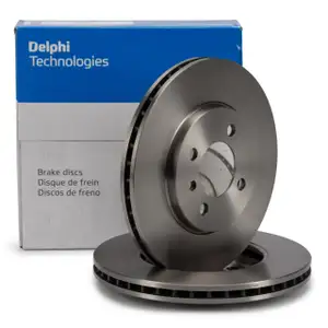 DELPHI BG2347 Bremsscheiben Satz f&uuml;r BMW 3er E30 316-325i 324t/td mit ABS Z1 2.5 vorne