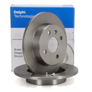 DELPHI BG3403 Bremsscheiben Satz f&uuml;r OPEL Astra G H Meriva A hinten 569111/9196587