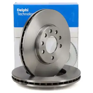 DELPHI BG3405 Bremsscheiben Satz f&uuml;r OPEL Astra G H Combo Corsa C Meriva Zafira A B vorne