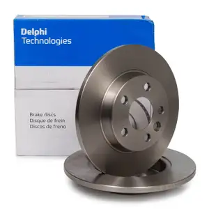 DELPHI BG3416 Bremsscheiben Satz f&uuml;r VW Transporter T4 15 Zoll ab 01.1996 hinten