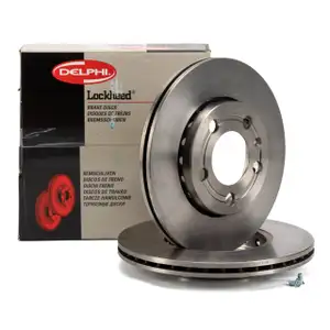 DELPHI Bremsscheiben Satz für VW Polo 9N Fox SKODA Fabia 1 2 Roomster vorne