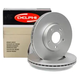 DELPHI BG3868C Bremsscheiben Satz f&uuml;r FORD Focus 2 MK2 Focus/C-Max DM2 vorne