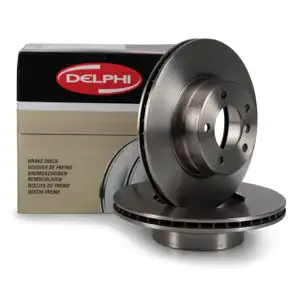 DELPHI BG3870 Bremsscheiben Satz f&uuml;r BMW 5er E60 E61 520i 523i 525i 520d 525d vorne