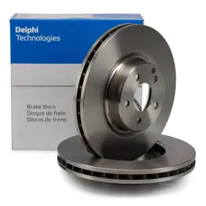 DELPHI BG3877 Bremsscheiben Satz f&uuml;r MERCEDES E-Klasse W211 S211 CLS C219 GLK X204 vorne