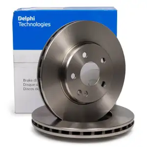 DELPHI BG3909 Bremsscheiben Satz f&uuml;r MERCEDES A-Klasse W169 B-Klasse W245 vorne