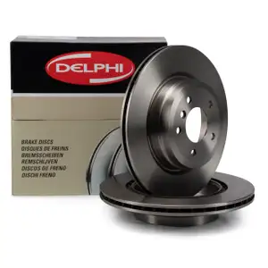 DELPHI BG3961 Bremsscheiben Satz f&uuml;r BMW 3er E90-93 325-335i 325-335d X1 E84 hinten