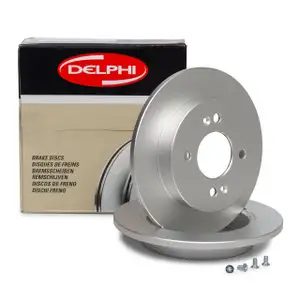 DELPHI BG3981C Bremsscheiben Satz f&uuml;r HYUNDAI i10 PA KIA Picanto SA TA JA hinten