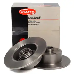 DELPHI BG3030 Bremsscheiben Satz f&uuml;r AUDI A4 B5 1.6-2.8 1.9/2.5 TDI hinten 8D0615601B