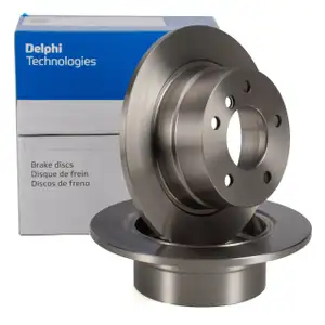 DELPHI BG3040 Bremsscheiben Satz f&uuml;r BMW 3er E36 Compact 316i 318/323ti hinten 34216758553