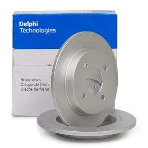 DELPHI BG3054C Bremsscheiben Satz f&uuml;r FORD Fiesta 5 MK5 ST150 6 MK6 Focus 1 MK1 hinten