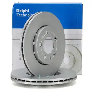 DELPHI BG3208C Bremsscheiben Satz f&uuml;r AUDI A1 A3 SEAT Ibiza SKODA Fabia Golf 4 Polo vorne