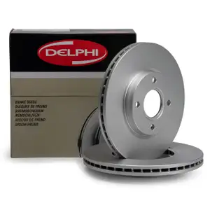 DELPHI BG4569C Bremsscheiben Satz für FORD Fiesta 6 MK6 B-Max Tourneo/Transit vorne