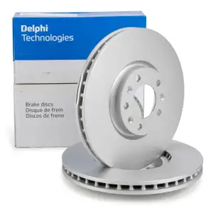 DELPHI BG4696C Bremsscheiben Satz f&uuml;r CITROEN OPEL Combo E Grandland PEUGEOT TOYOTA vorne