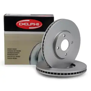 DELPHI BG4715C Bremsscheiben Satz f&uuml;r FORD Ecosport bis 06.2017 vorne 2026104