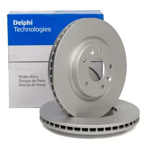 DELPHI BG4770C Bremsscheiben Satz f&uuml;r NISSAN Leaf ZE0 Qashqai 2 J11 X-Trail 3 T32 vorne