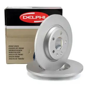 DELPHI Bremsscheiben Satz f&uuml;r AUDI A4 B9 A5 F5 A6 C8 A7 4K hinten 8W0615601C