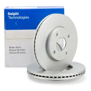 DELPHI BG4953C Bremsscheiben Satz f&uuml;r FORD 7 1.0 EcoBoost 1.1 1.5 TDCi vorne 2095058