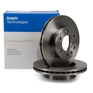 DELPHI Bremsscheiben Satz f&uuml;r MERCEDES Sprinter 906 VW Crafter 30-35 30-35 2E_ 2F_ vorne