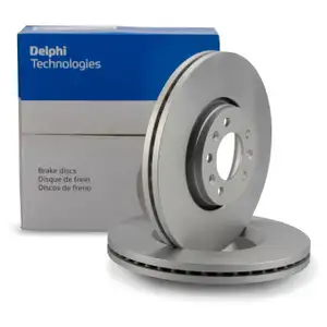 DELPHI BG4083C Bremsscheiben Satz f&uuml;r CITROEN FIAT PEUGEOT TOYOTA vorne