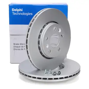 DELPHI BG4317C Bremsscheiben Satz für MERCEDES Citan W415 RENAULT Kangoo Megane 2 vorne
