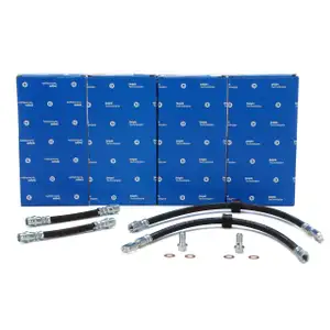 4x DELPHI Bremsschlauch für VW Golf 4 Bora AUDI 8L SEAT Leon SKODA 1 vorne + hinten