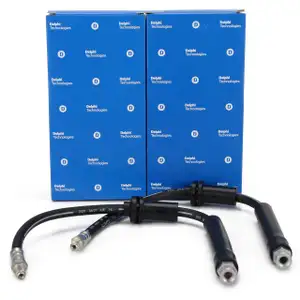 2x DELPHI LH6305 Bremsschlauch Bremsleitung f&uuml;r FIAT Panda/Classic 169_ vorne 51718921