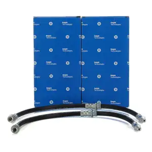 2x DELPHI Bremsschlauch Bremsleitung f&uuml;r SMART ForFour 454 MITSUBISHI Colt CZC/6 hinten