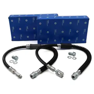 2x DELPHI Bremsschlauch f&uuml;r VW Golf 5 6 Touran AUDI A3 8P Leon Octavia 2 Superb 2 vorne