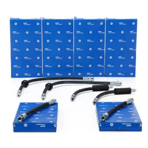 6x DELPHI brake hoses for BMW 3 Series E36 316-328i, 318tds, 325td/tds (front and rear)