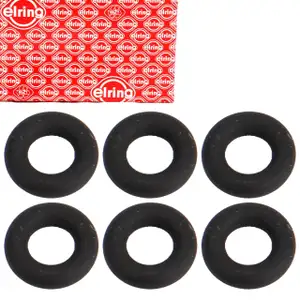 6x ELRING Dichtring O-Ring Düsenhalter Einspritzdüse für AUDI VW 3.0 TDI BMW M57 N57 B57