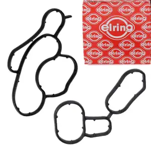 2x ELRING Dichtung Ölfiltergehäuse Ölkühler für BMW E81-88 E46 E90-93 E60 E61 X1 X3 Z4