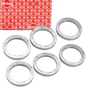 6x ELRING 727.830 Abgaskr&uuml;mmerdichtung f&uuml;r BMW 1er E82/88 3er E90-93 7er N54 11627558906