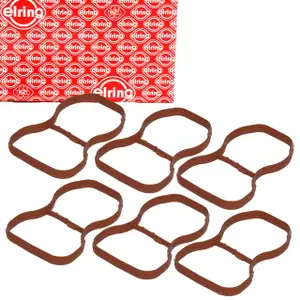 6x ELRING Ansaugkr&uuml;mmerdichtung f&uuml;r BMW E90-93 F10 F11 F07 F01-04 X5 X6 N57 11617807480