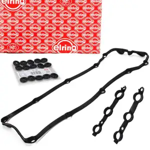 ELRING Ventildeckeldichtung + 15x Dichtung Schrauben für BMW E46 E39 E60 X3 X5 M54 10.2002