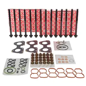 ELRING Zylinderkopfdichtung Satz + Schrauben f&uuml;r BMW E90-93 F10 F11 F07 F01-0 X5 E70 N57
