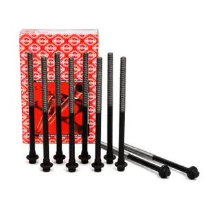 10x ELRING 758.300 Zylinderkopfschraube M10 f&uuml;r CITROEN FIAT PEUGEOT 1.0-1.6