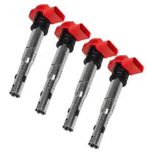 4x ERA 880065 Z&uuml;ndspule Z&uuml;ndmodul f&uuml;r AUDI A4 B6 8E2 2.0 FSI 150 PS 06E905115E