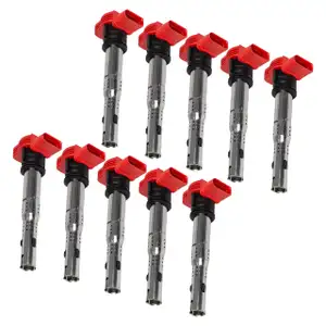 10x ERA 880065 Z&uuml;ndspule Z&uuml;ndmodul f&uuml;r AUDI RS6 C6 R8 42 5.2 FSI 525-610 PS 06E905115E