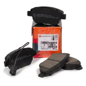 EUROREPAR Bremsbel&auml;ge + Sensor f&uuml;r ALFA ROMEO CITROEN FIAT LANCIA PEUGEOT vorne 1617262380