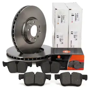 EUROREPAR Bremsscheiben + Bremsbel&auml;ge f&uuml;r PSA Berlingo Partner Rifter OPEL Grandland vorne